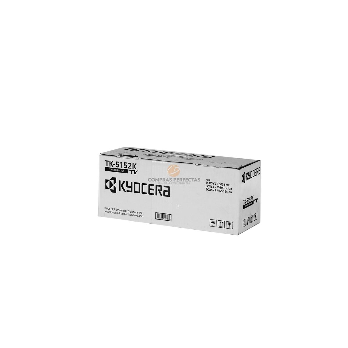 Caja de cartucho de tóner negro original Kyocera TK-5152K para impresoras ECOSYS de Compras Perfectas