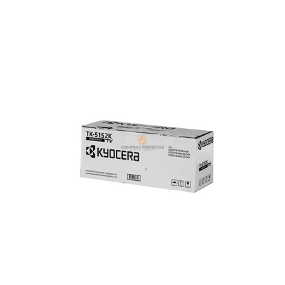 Caja de cartucho de tóner negro original Kyocera TK-5152K para impresoras ECOSYS de Compras Perfectas