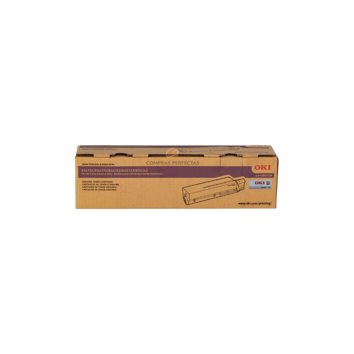 Cartucho de tóner negro original Okidata de Compras Perfectas para impresoras láser monocromáticas