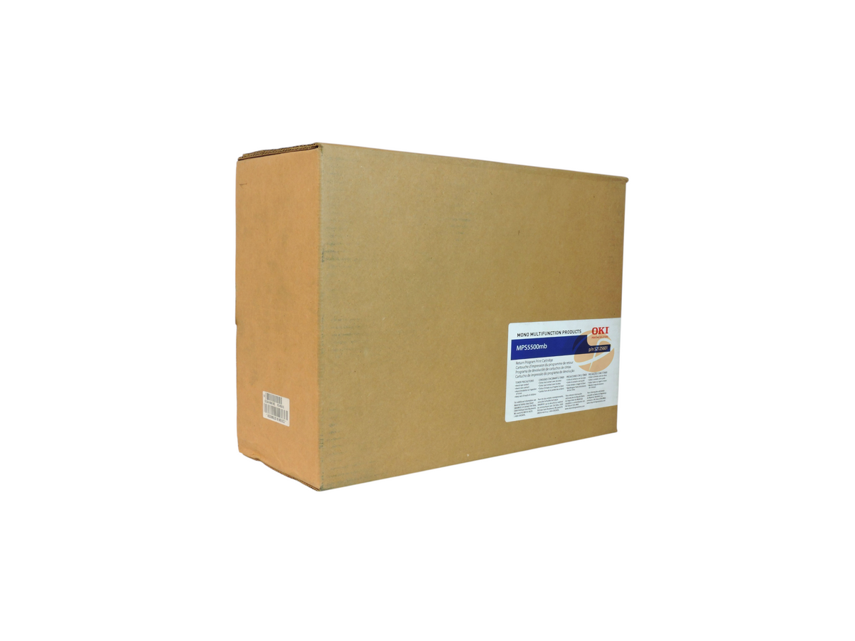 Cartucho de tóner negro original Okidata 52125601 en caja de cartón de Compras Perfectas para impresoras láser