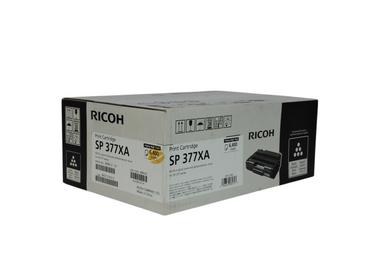 Caja de cartucho de tóner negro original Ricoh SP377XA de Compras Perfectas para impresoras láser