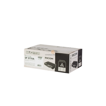 Caja de cartucho de tóner negro original Ricoh SP377XA de Compras Perfectas para impresoras láser monocromáticas