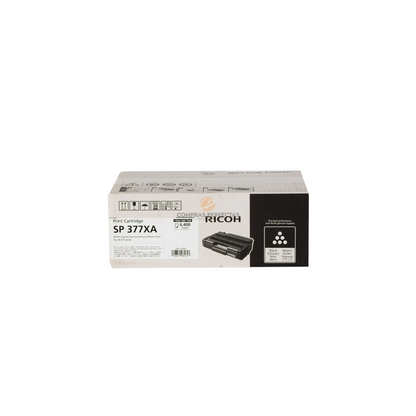 Caja de cartucho de tóner negro original Ricoh SP377XA de Compras Perfectas para impresoras láser monocromáticas