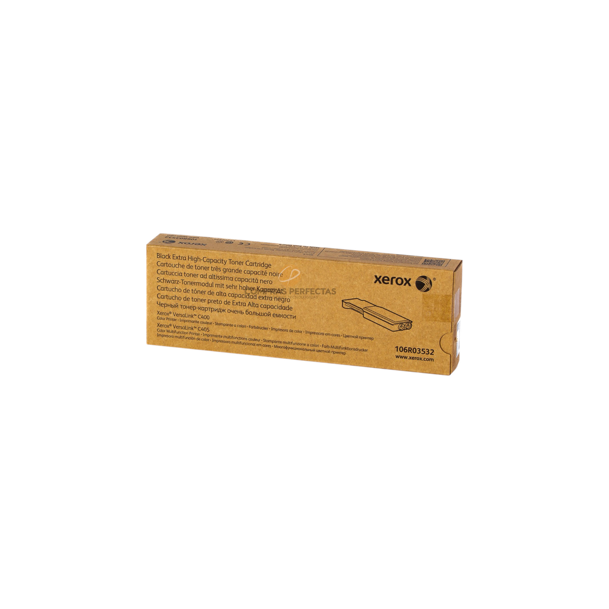 Cartucho de toner negro original Xerox 106R03532 de Compras Perfectas para impresoras VersaLink C400 y C405