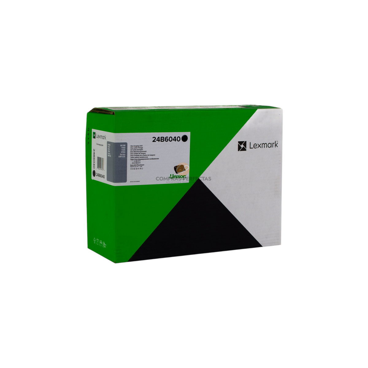 Caja de unidad de imagen Lexmark 24B6040 original para impresoras láser, vendida por Compras Perfectas