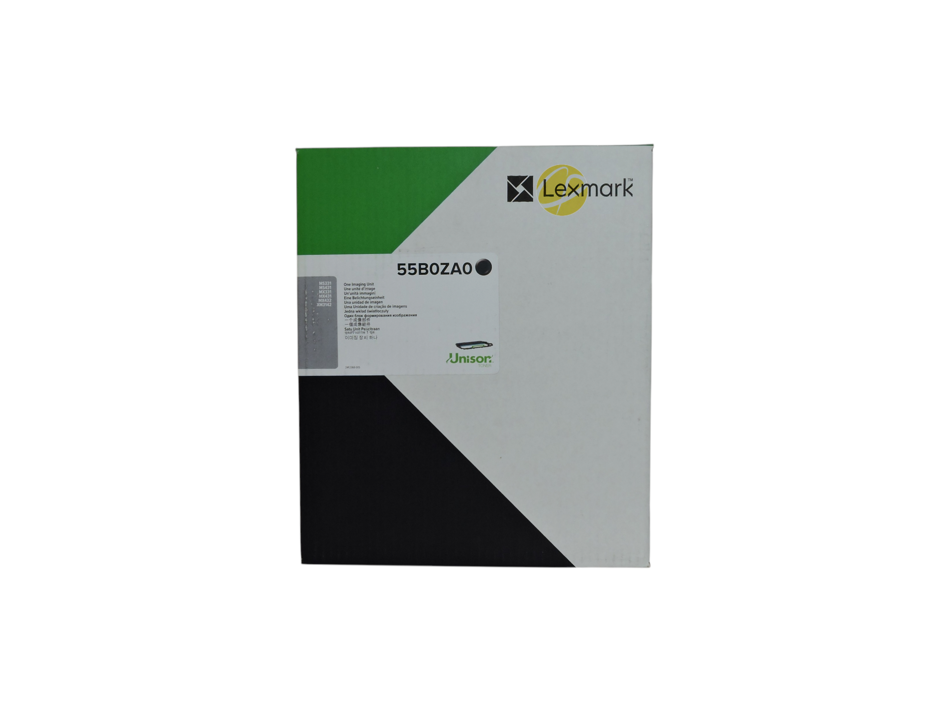 Caja de unidad de imagen original Lexmark 55B0ZA0 para impresoras láser monocromáticas de Compras Perfectas
