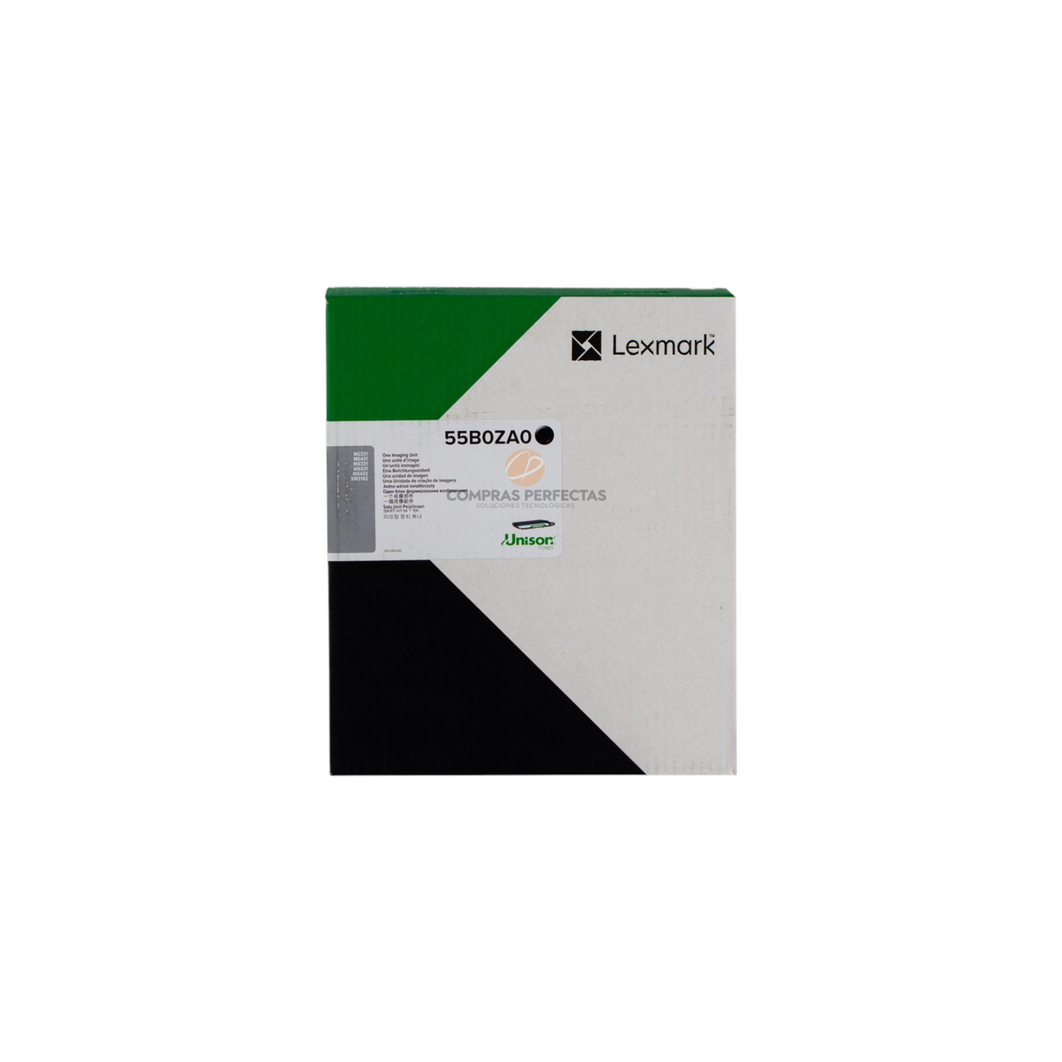 Unidad de imagen original Lexmark 55B0ZA0 para impresoras láser monocromáticas de Compras Perfectas