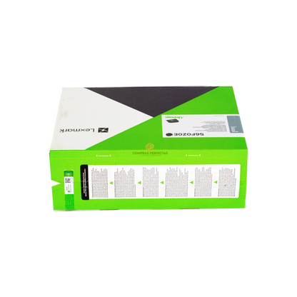 Unidad de imagen original Lexmark 56F0Z0E en caja verde y blanca de Compras Perfectas para impresoras láser