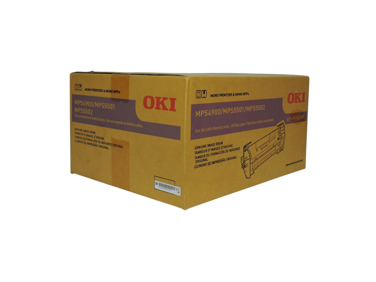 Caja de unidad de imagen original Okidata para impresoras láser monocromáticas de Compras Perfectas